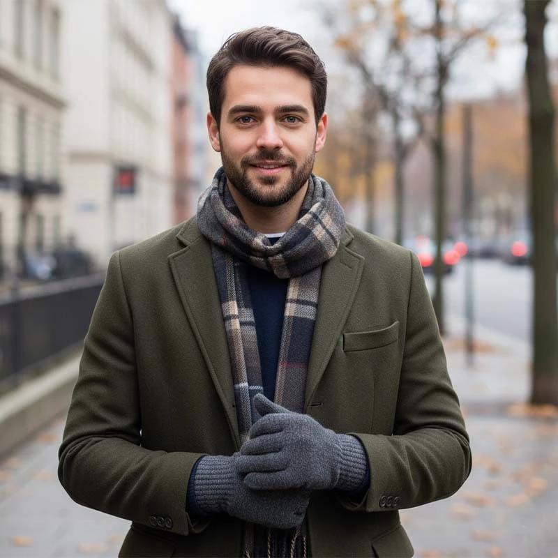 Gery Men's Knit Gloves suppliers