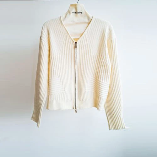 Kardigan Sweater Wol Merino