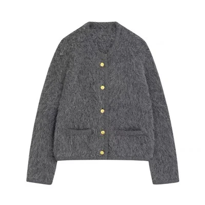 Mantel Sweater Bergaris Desainer Wanita