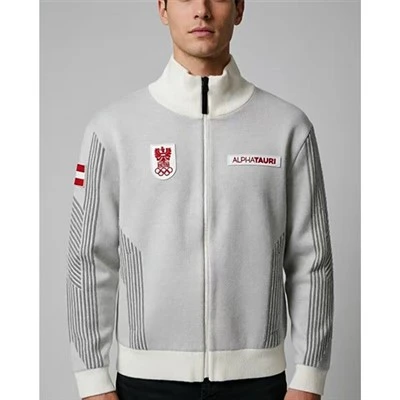 Jaket Rajutan Berlapis Bulu Luar Ruangan Pria