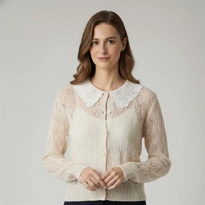 Turtleneck Wol Merino Wanita