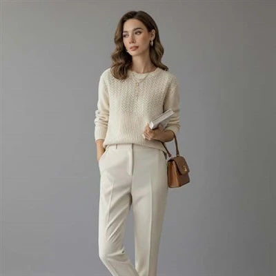 Sweater Wol Merino Halus Wanita