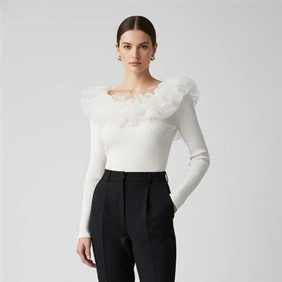 Jumper Rajut Wol Wanita