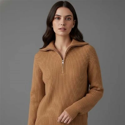 Sweater Rajut Kabel Wol