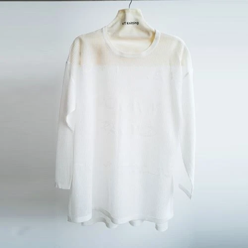 Sweater Rajutan Kabel Wol Putih