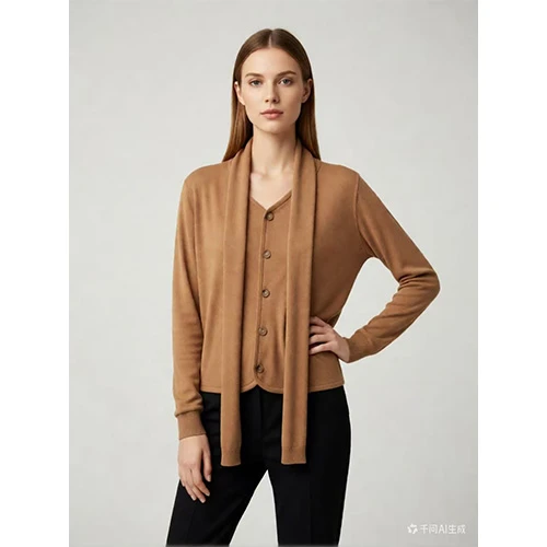 Women's Basic Cashmere Blend Knit Tops